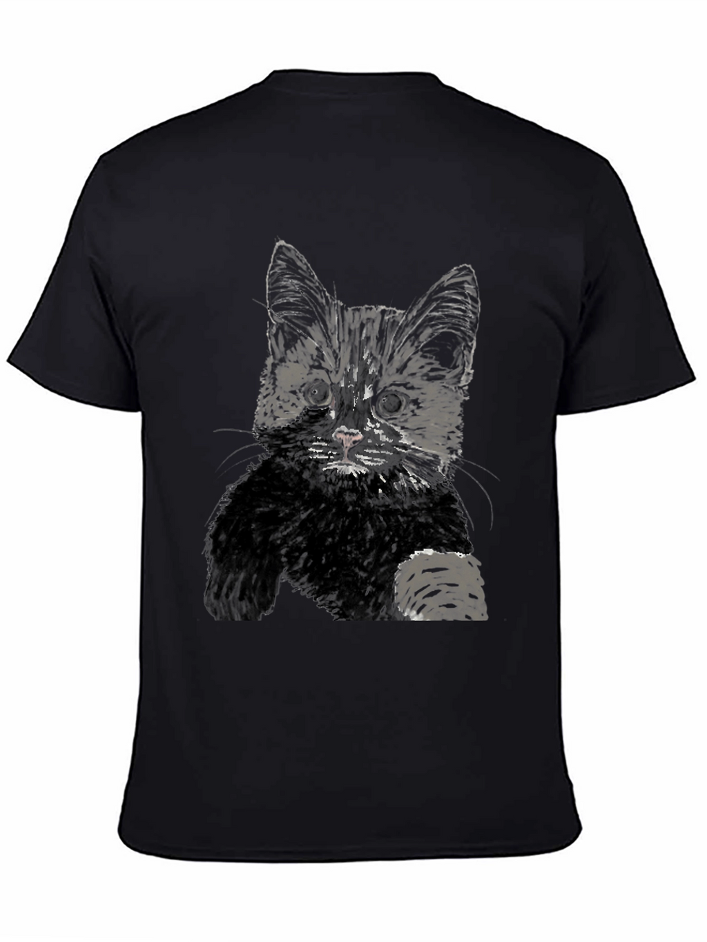 Black Cat Graphic Tee - Unisex Casual T-Shirt