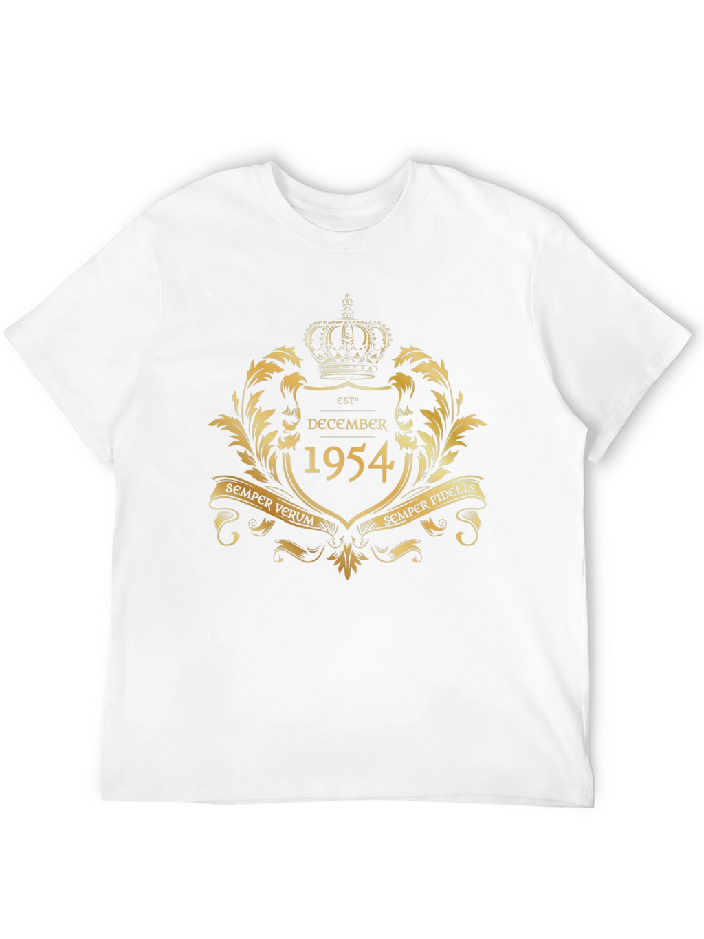 Est. December 1954 Golden Emblem T-Shirt