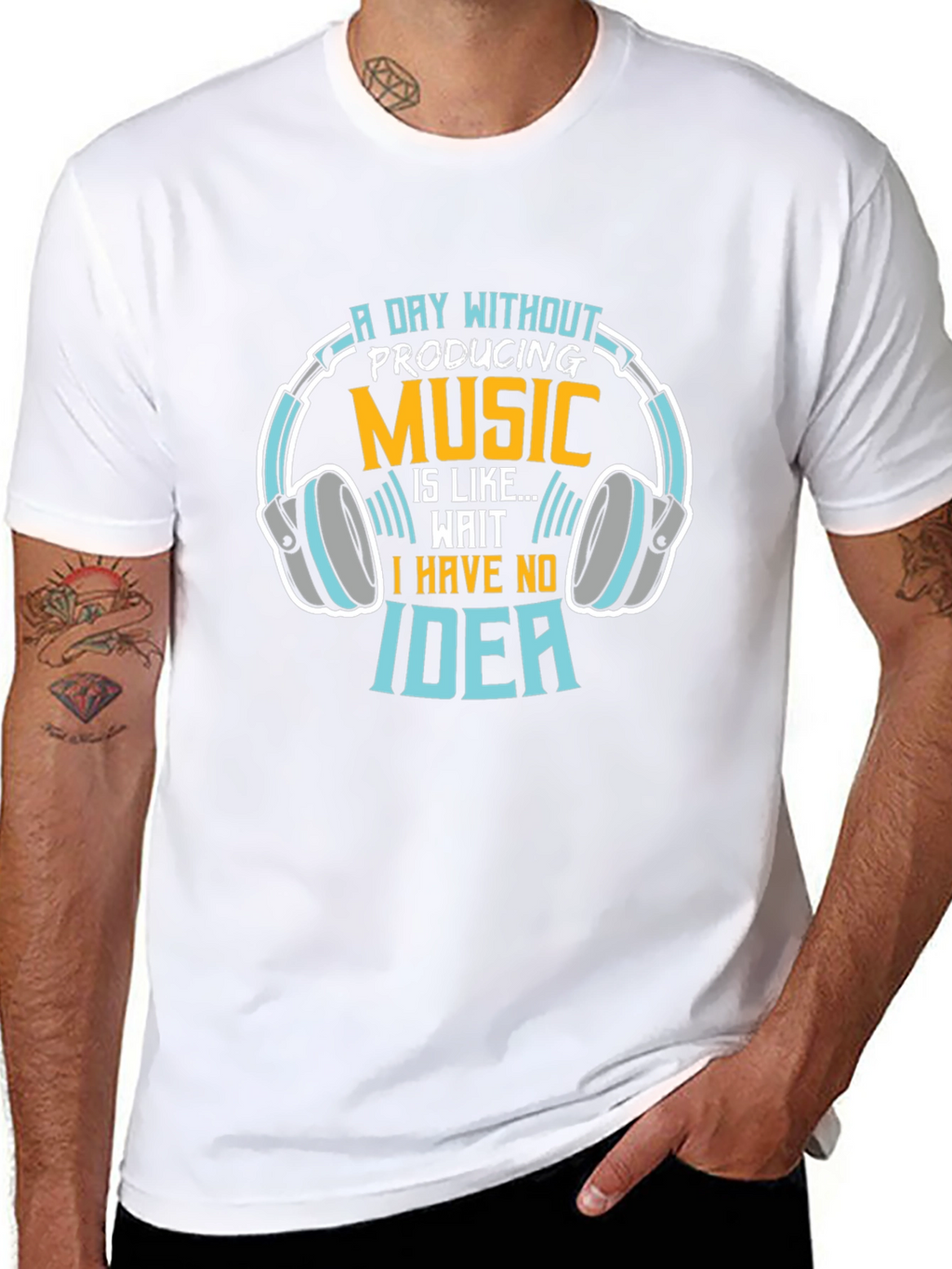 A Day Without Music Production T-Shirt