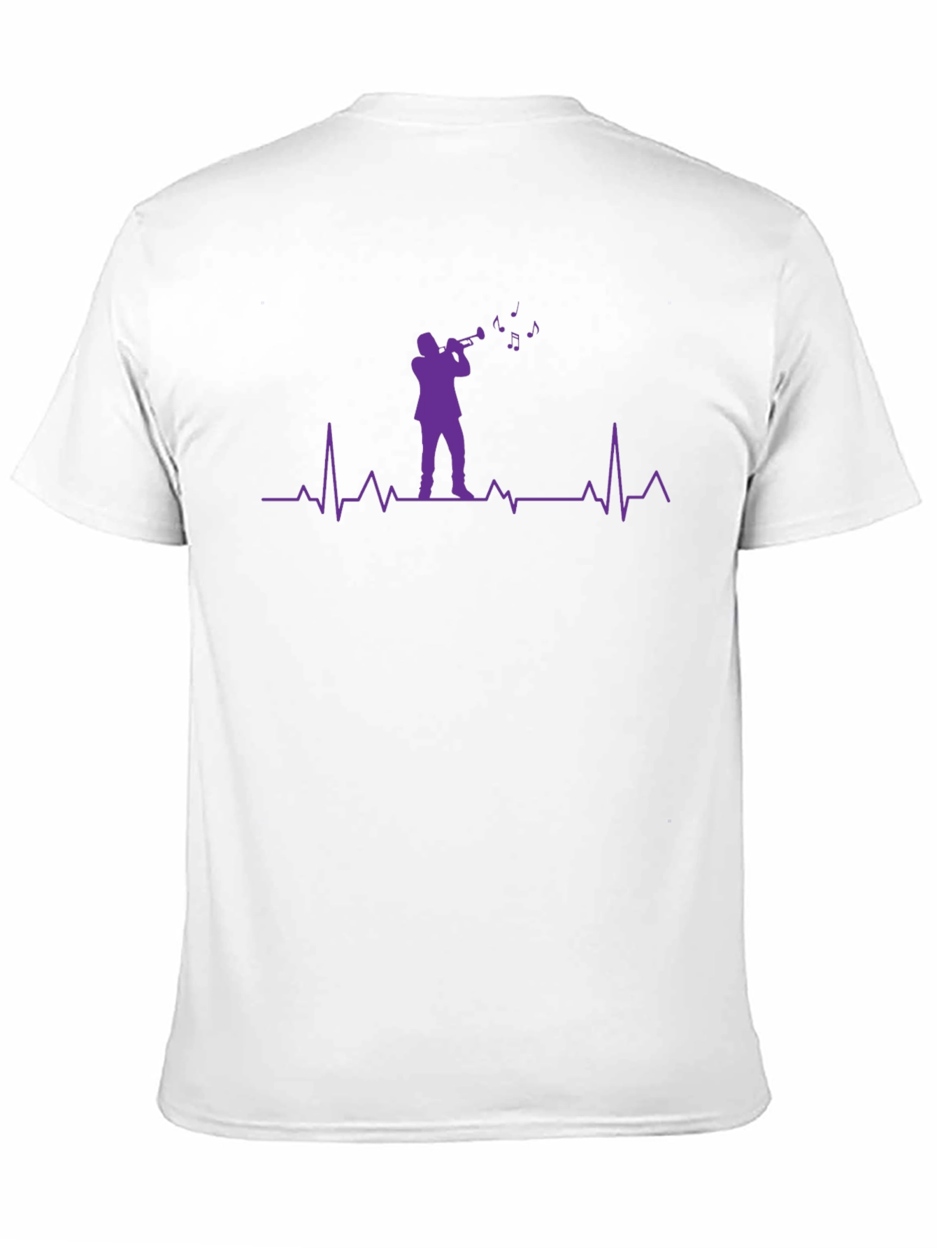 Music Heartbeat T-Shirt - Black