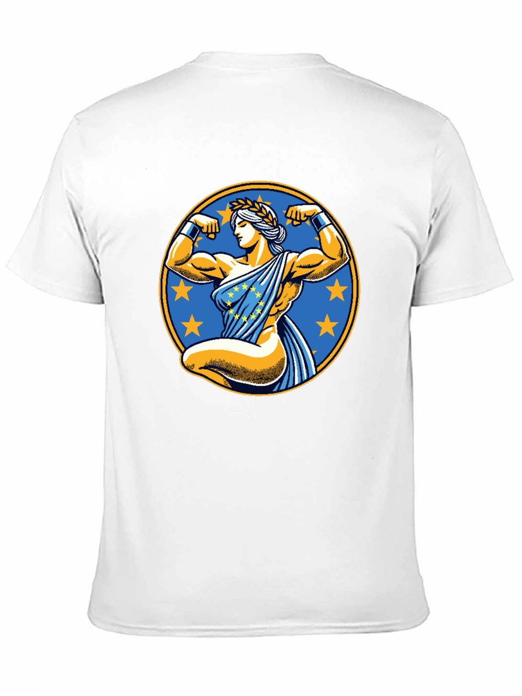 EU Strong Woman T-Shirt - Black Cotton Tee
