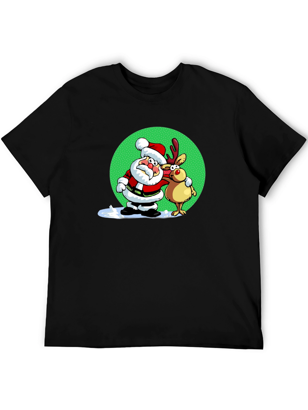 Santa & Rudolph Christmas Tee