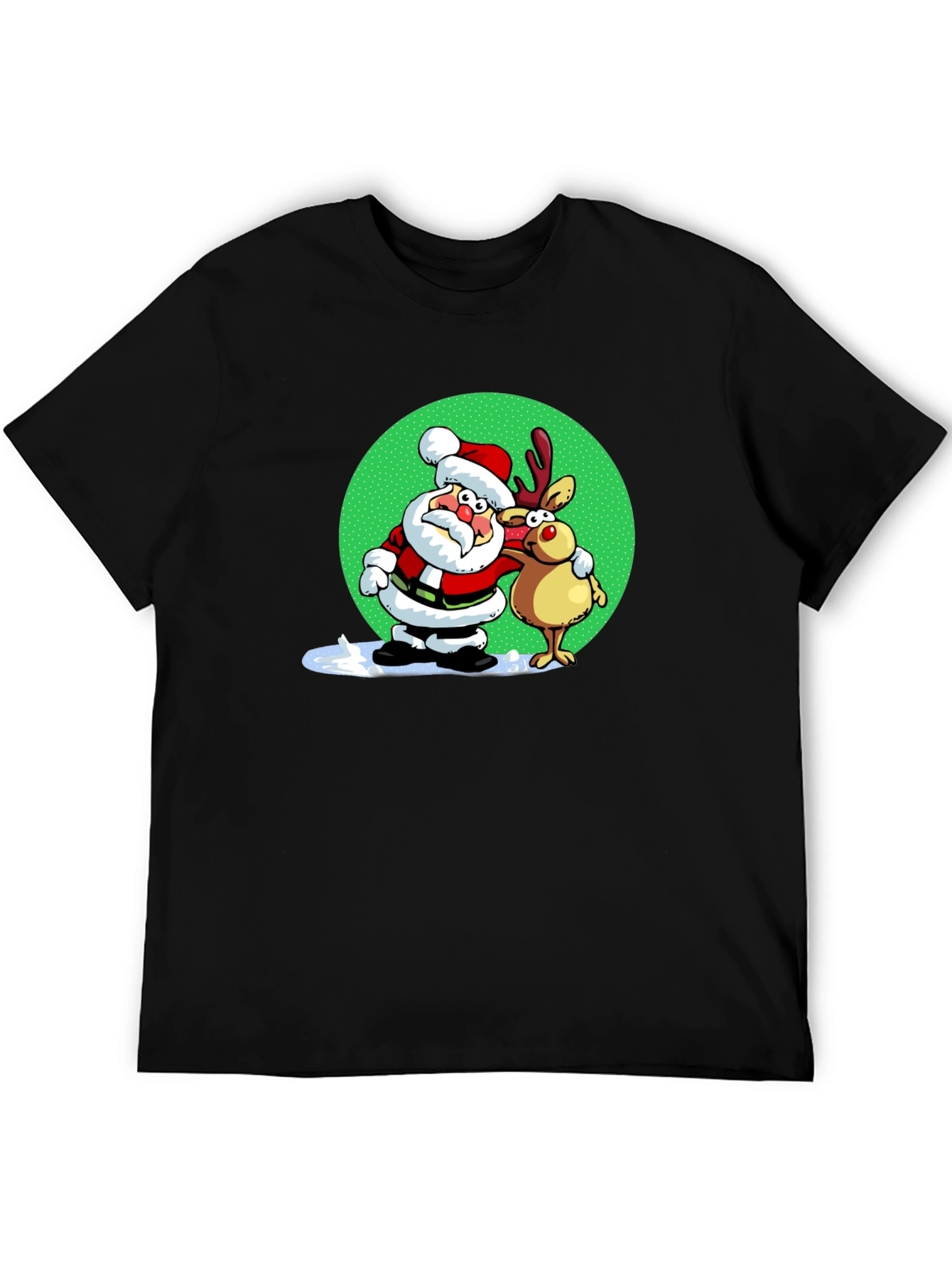 Santa & Rudolph Christmas Tee
