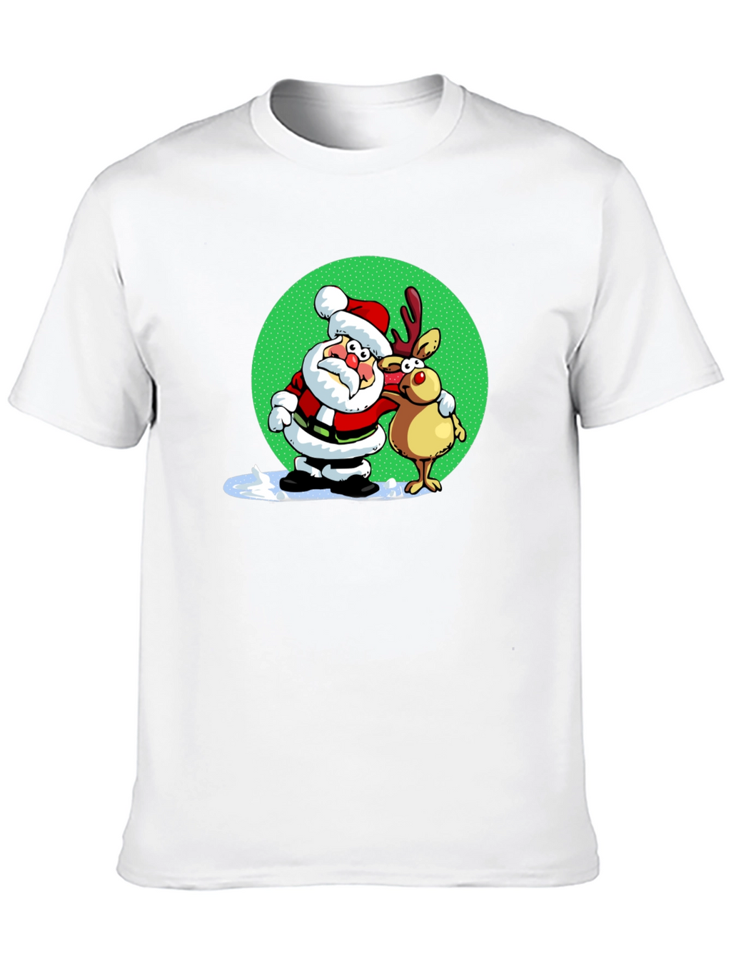 Santa & Rudolph Christmas Tee