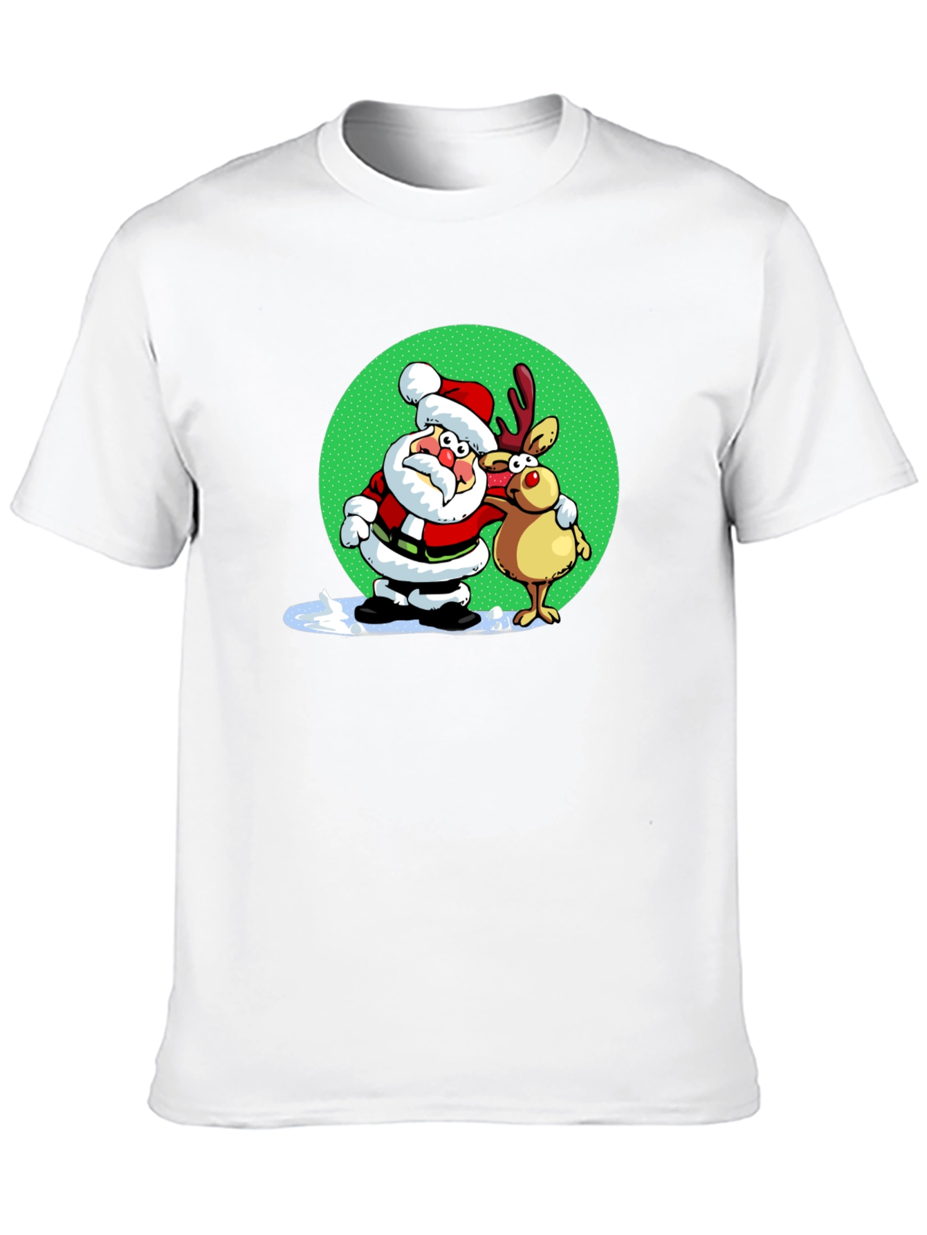 Santa & Rudolph Christmas Tee