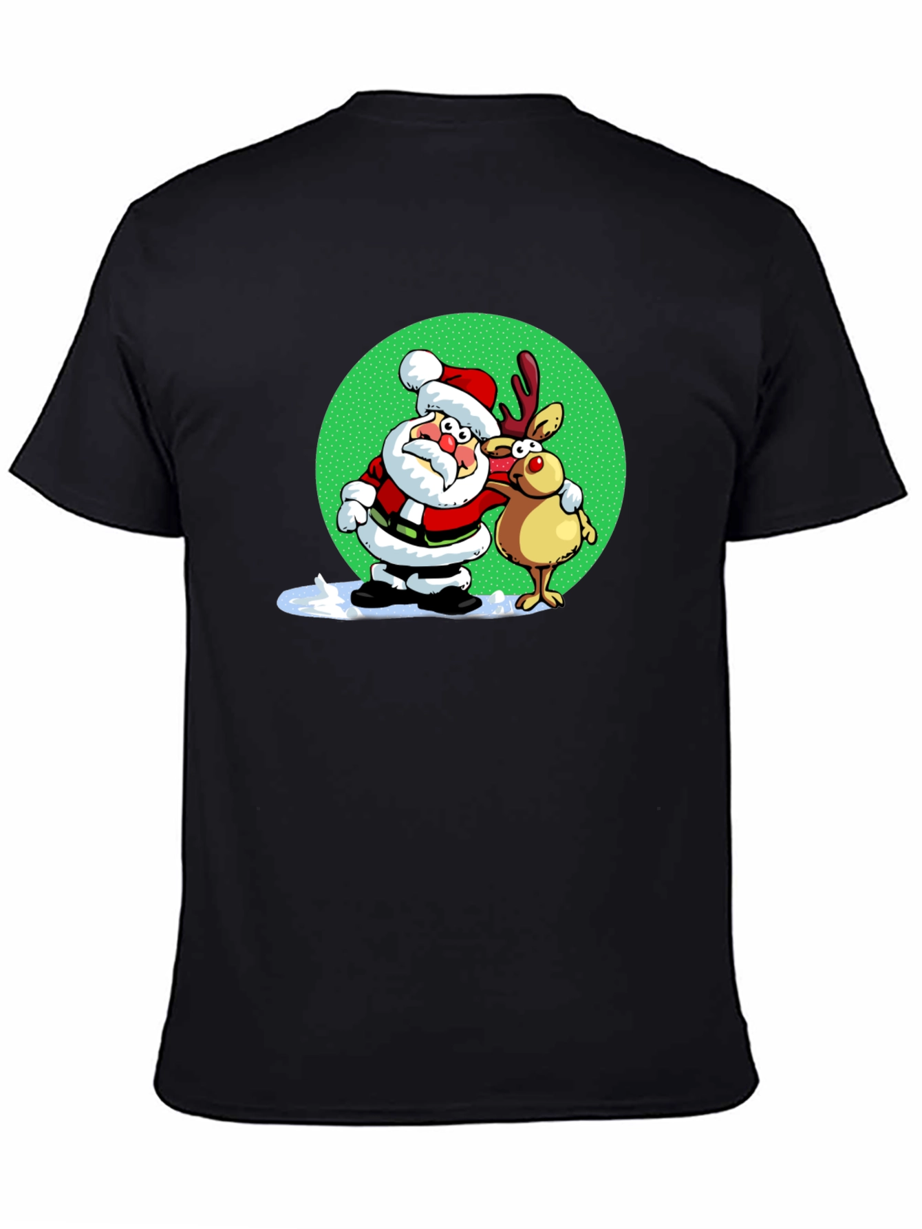 Santa & Rudolph Christmas Tee