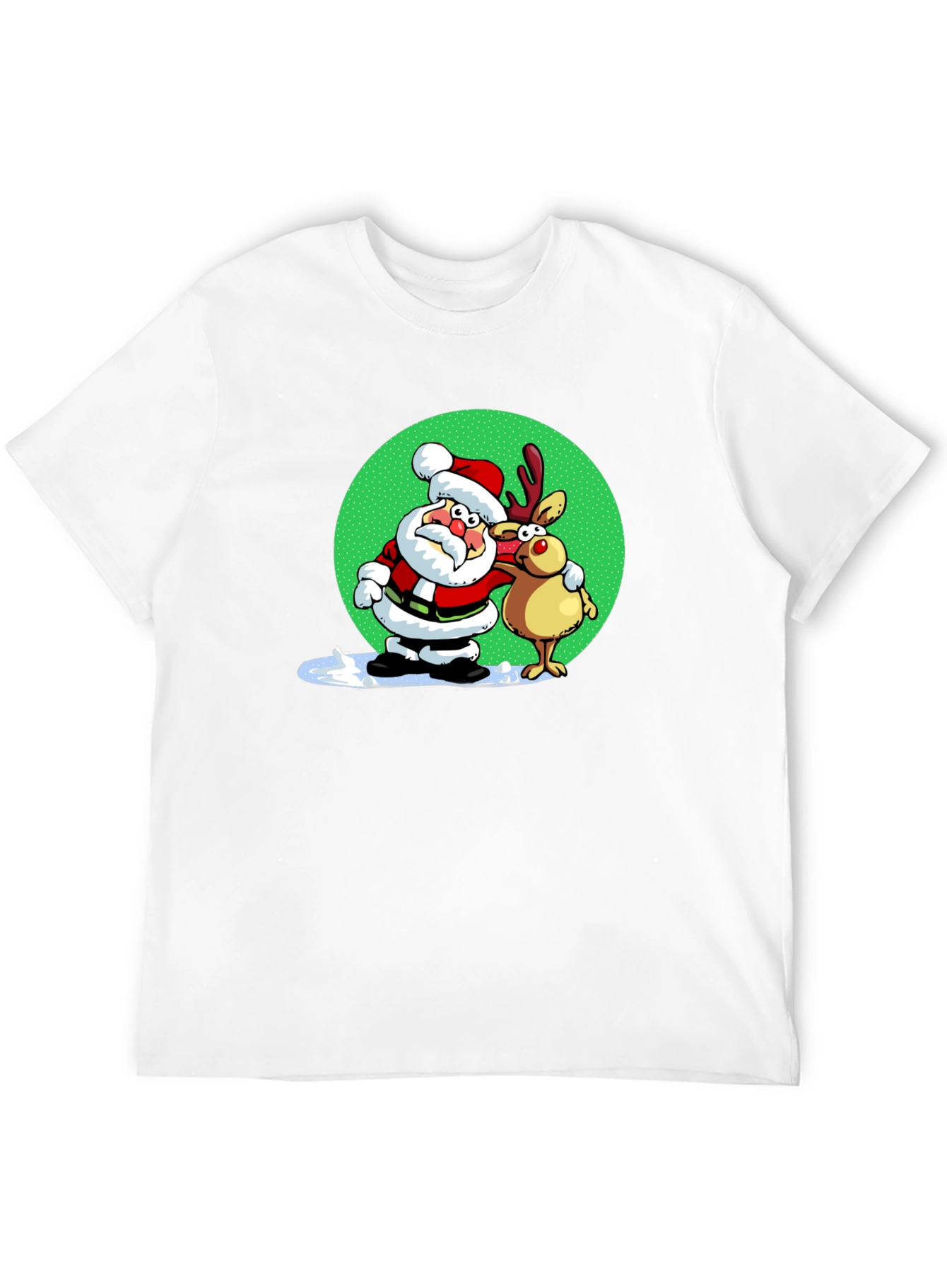 Santa & Rudolph Christmas Tee