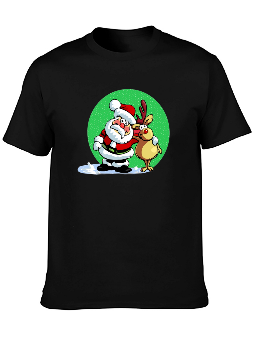 Santa & Rudolph Christmas Tee