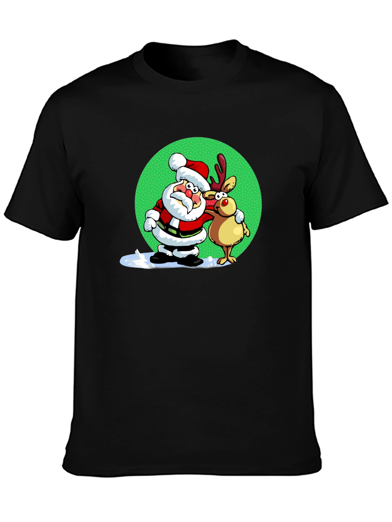 Santa & Rudolph Christmas Tee