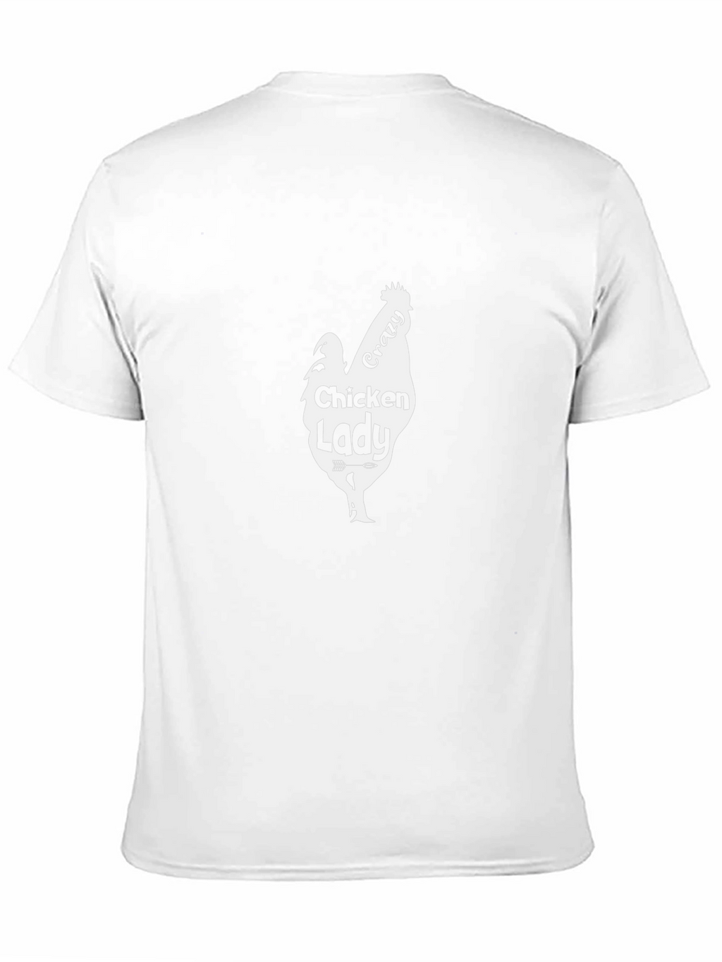 Crazy Chicken Lady T-Shirt - Novelty Hen Lover Tee