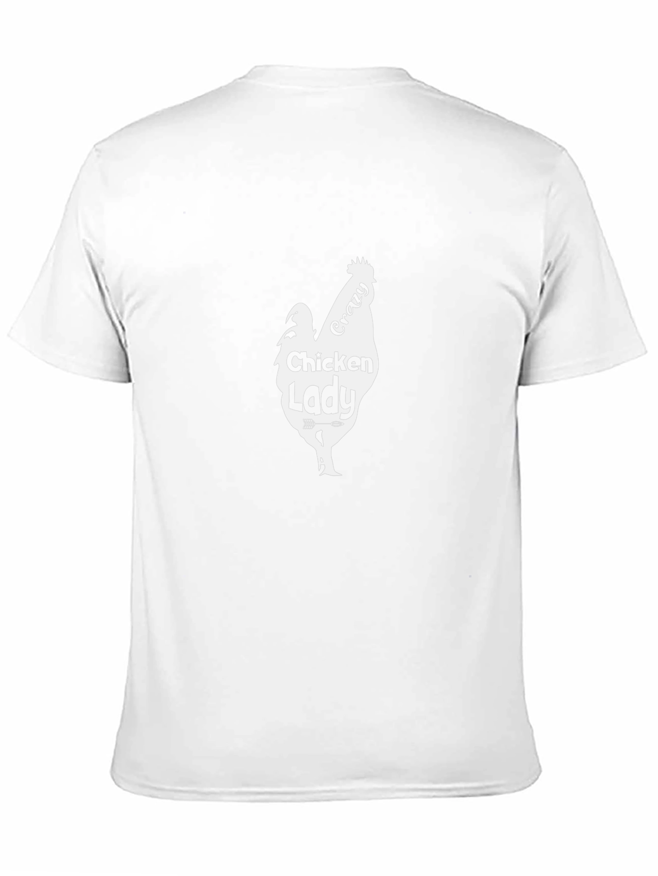 Crazy Chicken Lady T-Shirt - Novelty Hen Lover Tee