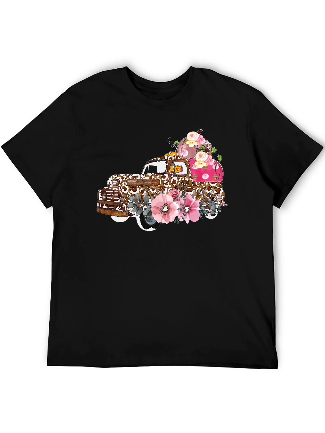 Floral Truck Tee: Autumn Pumpkin Harvest