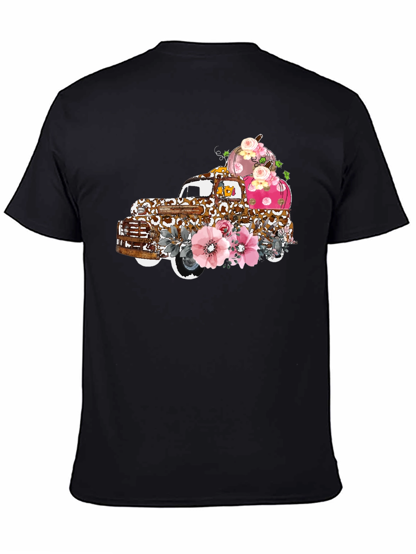 Floral Truck Tee: Autumn Pumpkin Harvest