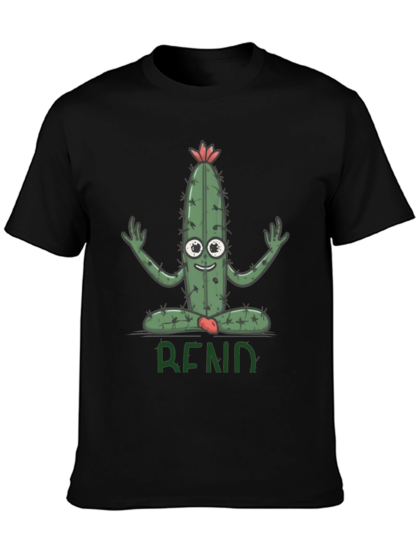 Funny Cactus Yoga T-Shirt - Bend Over Backward