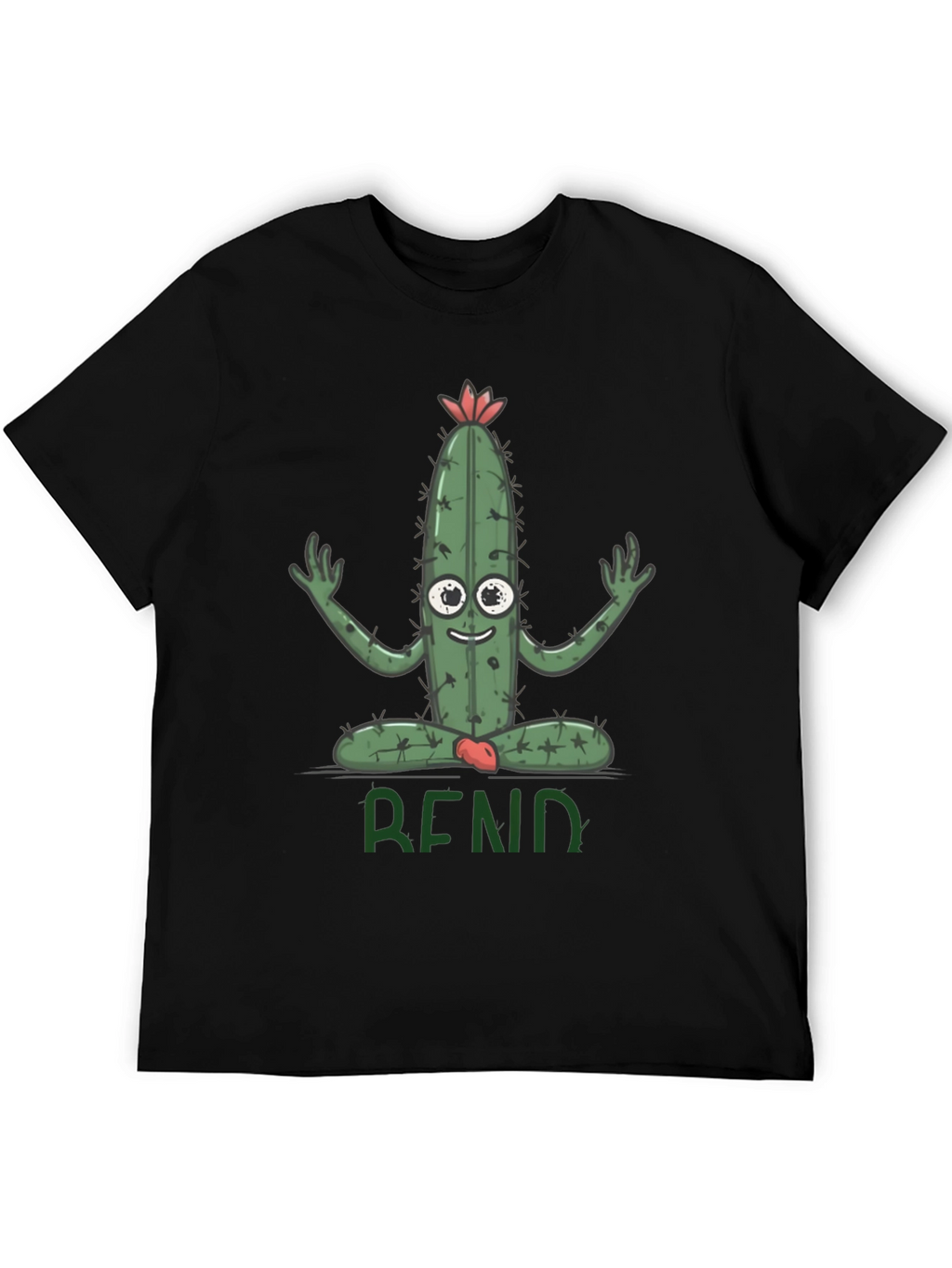 Funny Cactus Yoga T-Shirt - Bend Over Backward