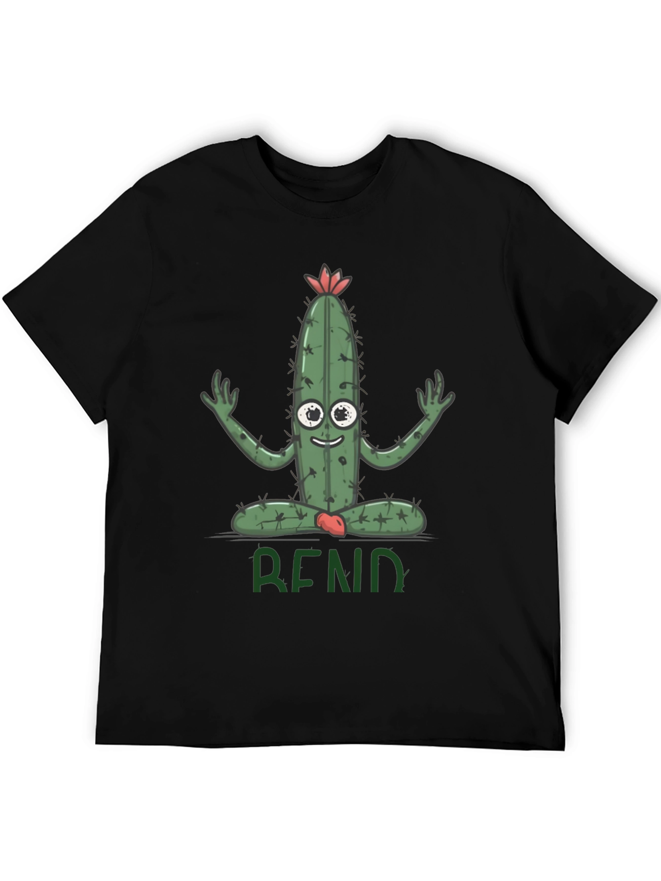 Funny Cactus Yoga T-Shirt - Bend Over Backward