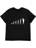 Evolution to Barista Funny Graphic T-Shirt