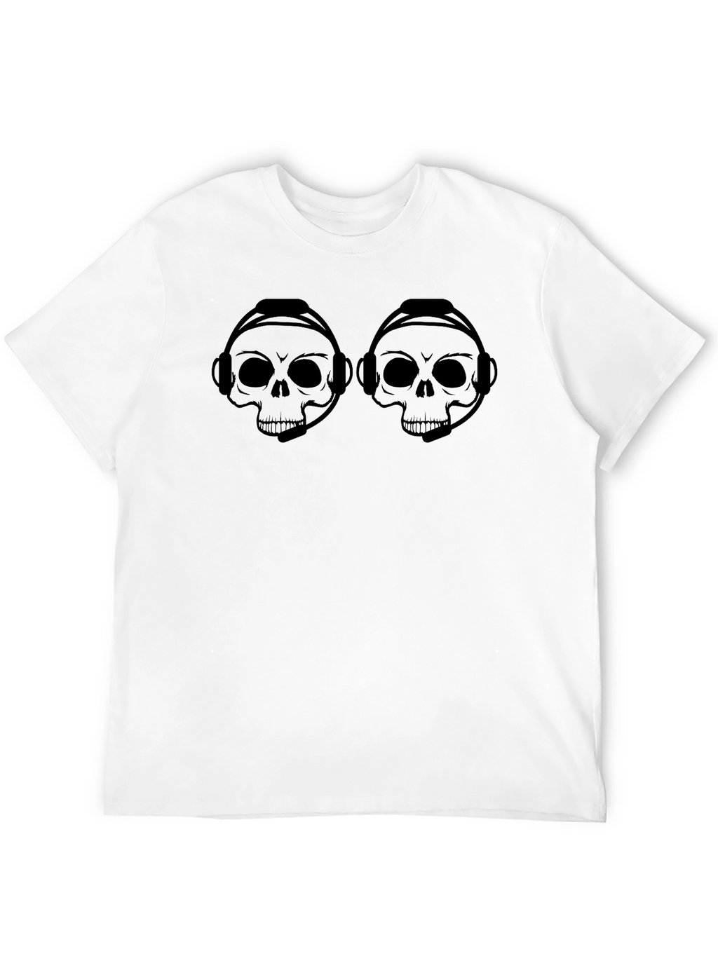 Skull Gamer Headset T-Shirt