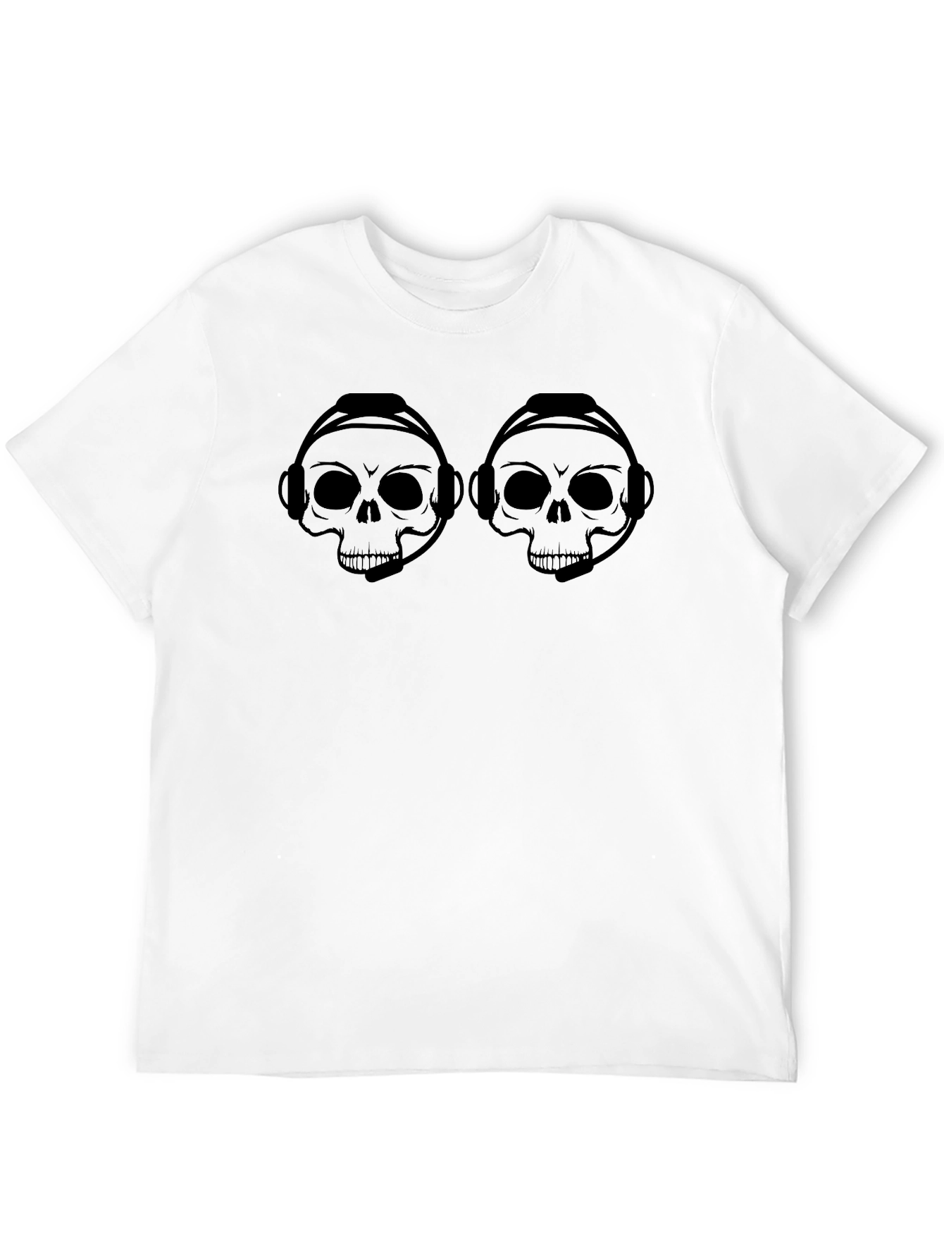 Skull Gamer Headset T-Shirt