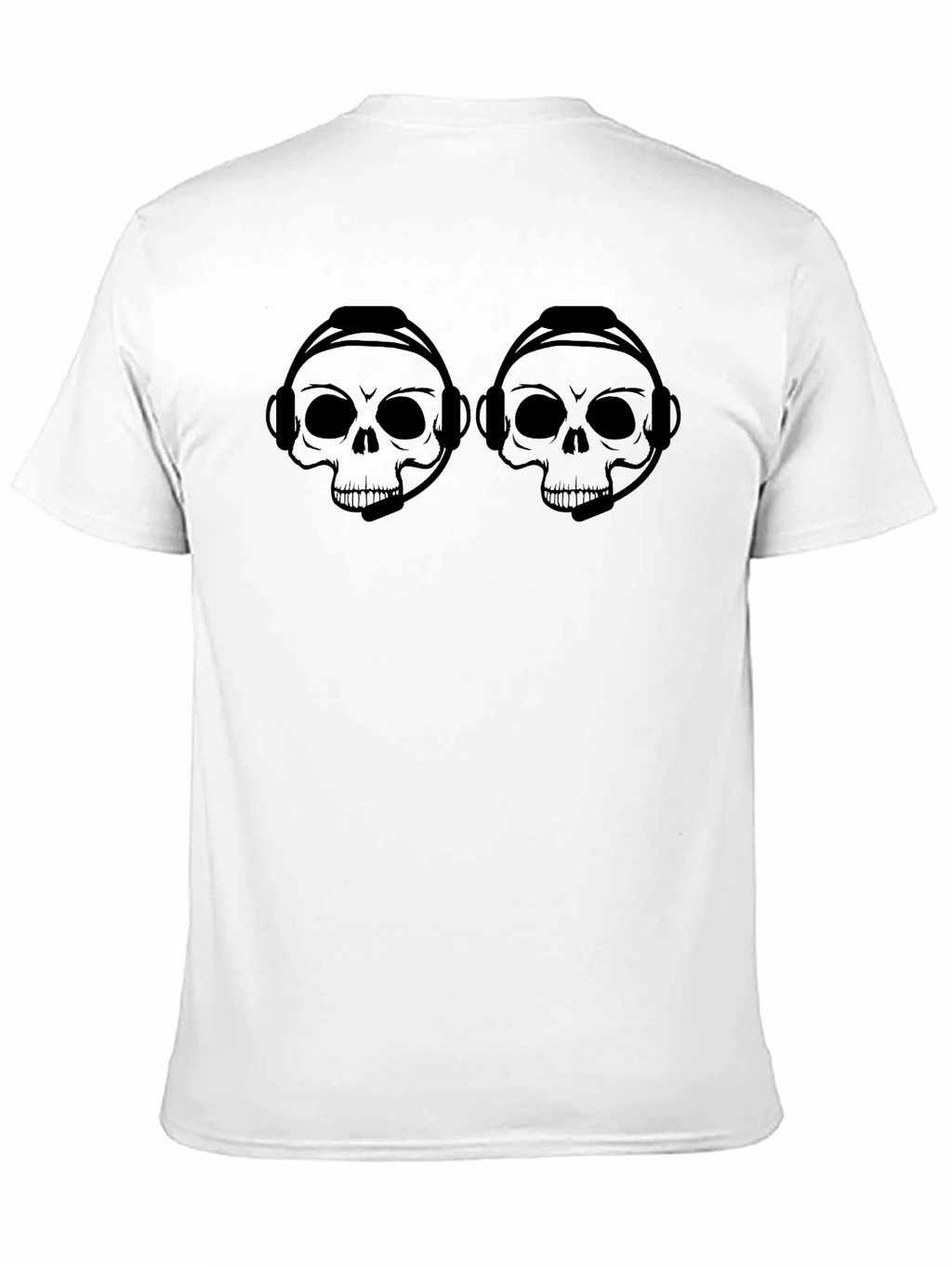 Skull Gamer Headset T-Shirt