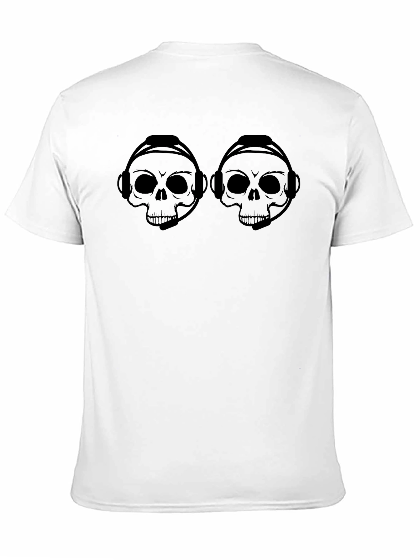 Skull Gamer Headset T-Shirt