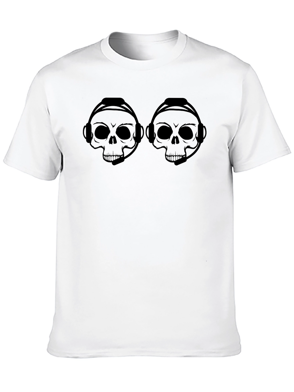 Skull Gamer Headset T-Shirt