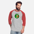Ireland Coat of Arms on Shamrock Irish Flag