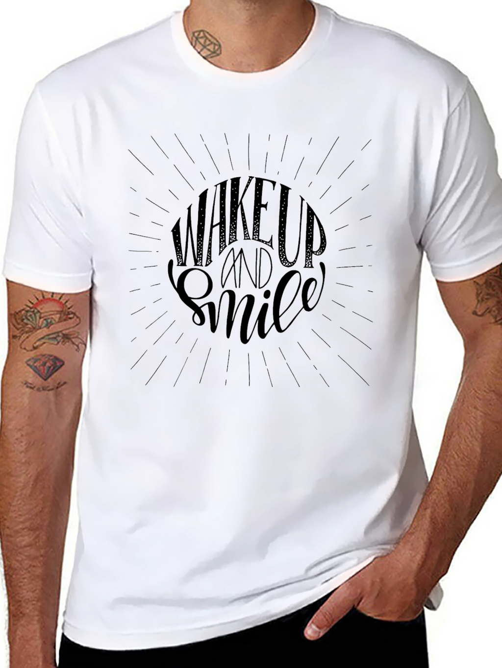 Wake Up and Smile Graphic Tee