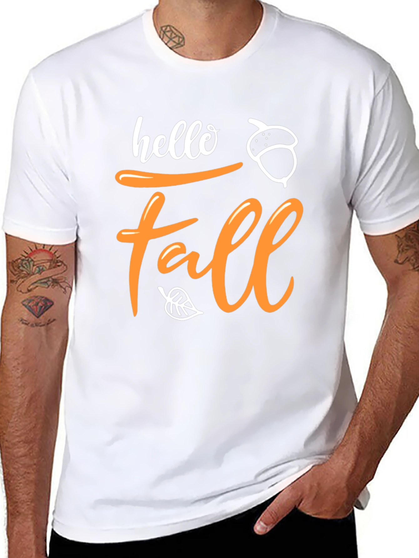Hello Fall T-Shirt | Seasonal Graphic Tee