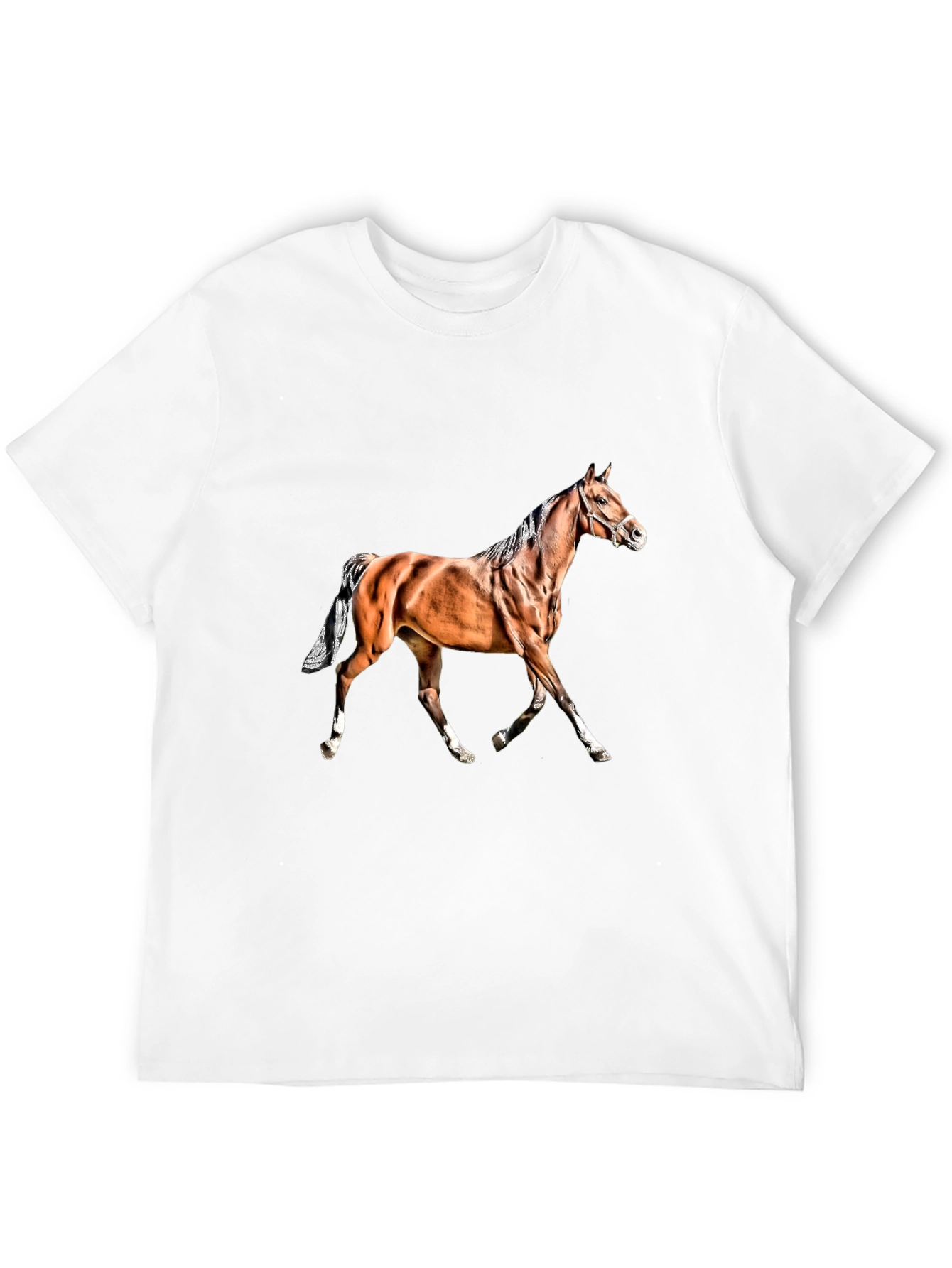 Horse Graphic Black T-Shirt