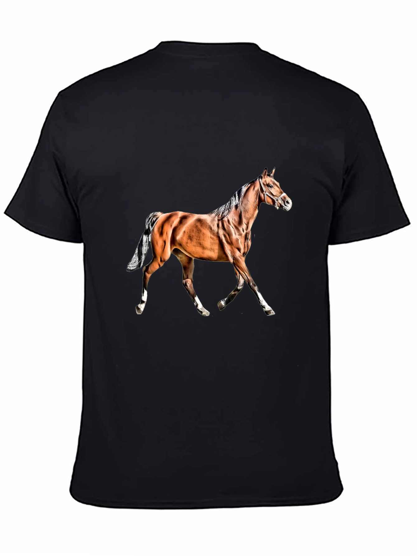 Horse Graphic Black T-Shirt