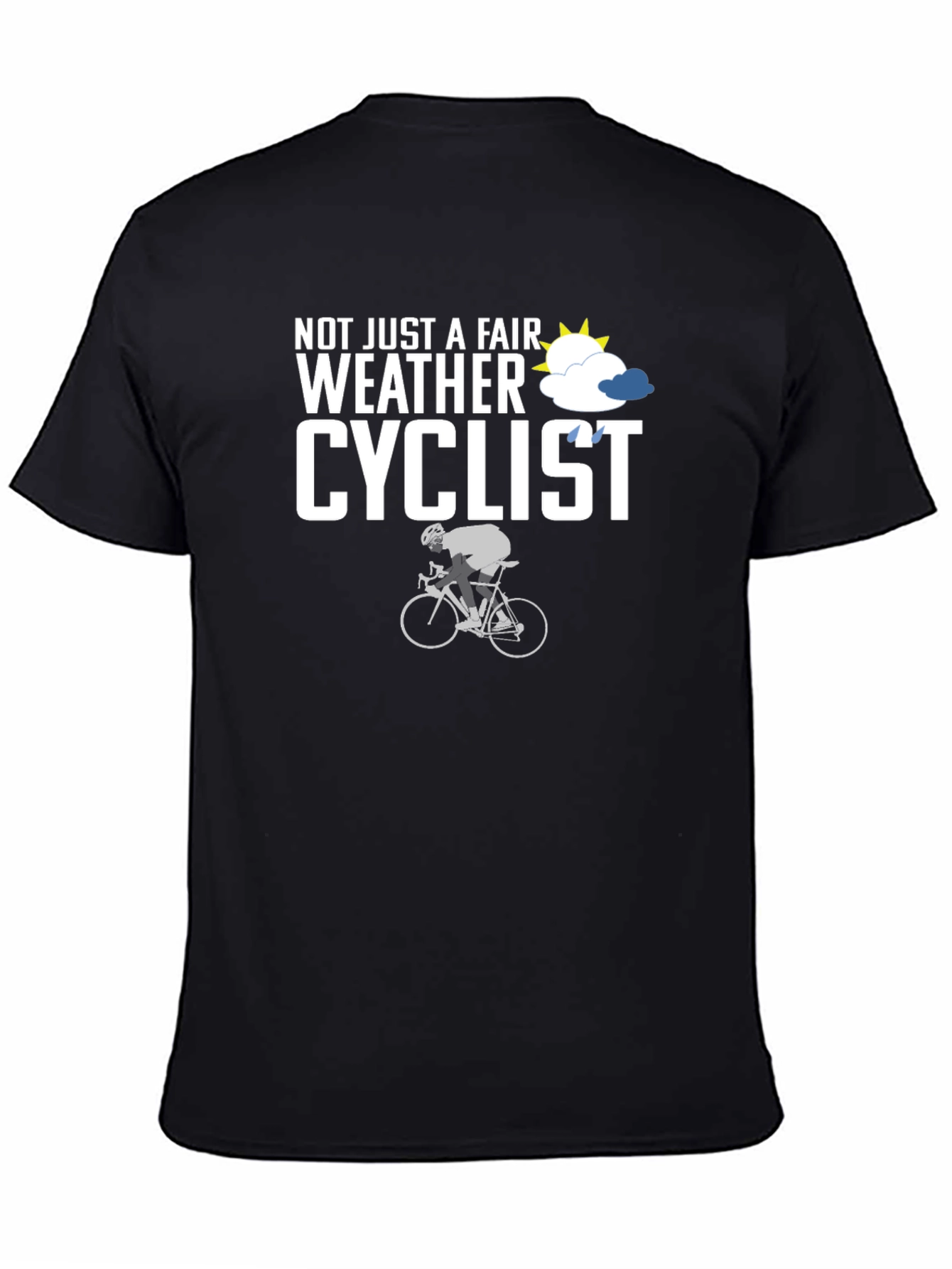 Fair Weather Cyclist T-Shirt - Cycling Enthusiast Apparel