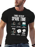 Roller Coaster Spare Time T-Shirt