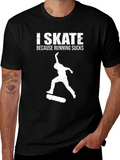 I Skate T-Shirt: Skateboarding Lifestyle Apparel