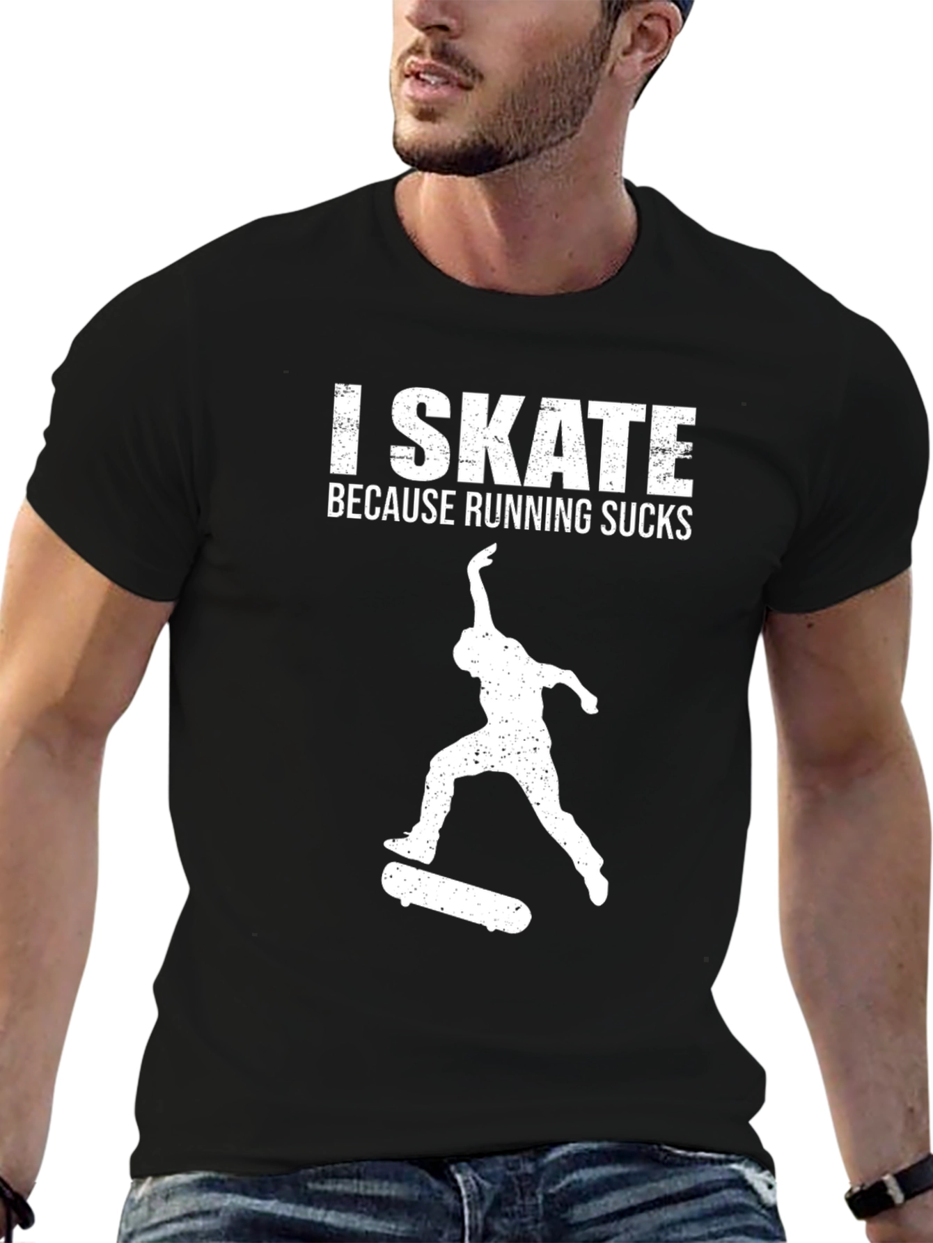 I Skate T-Shirt: Skateboarding Lifestyle Apparel