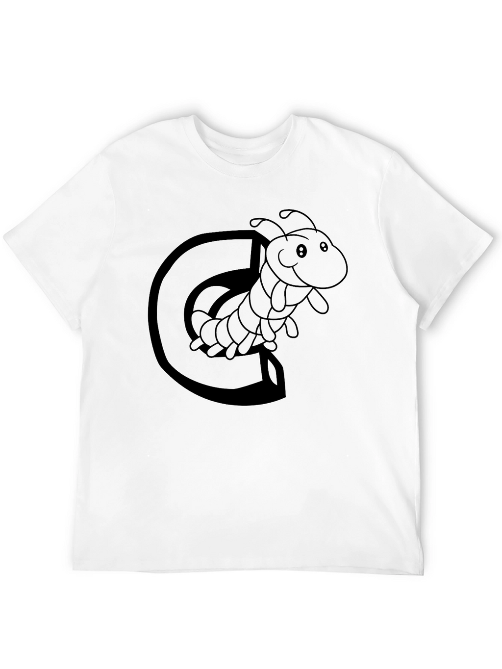 Caterpillar Letter C Black T-Shirt