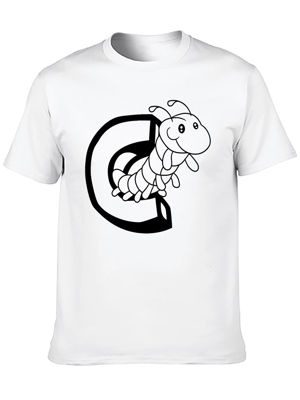 Caterpillar Letter C Black T-Shirt
