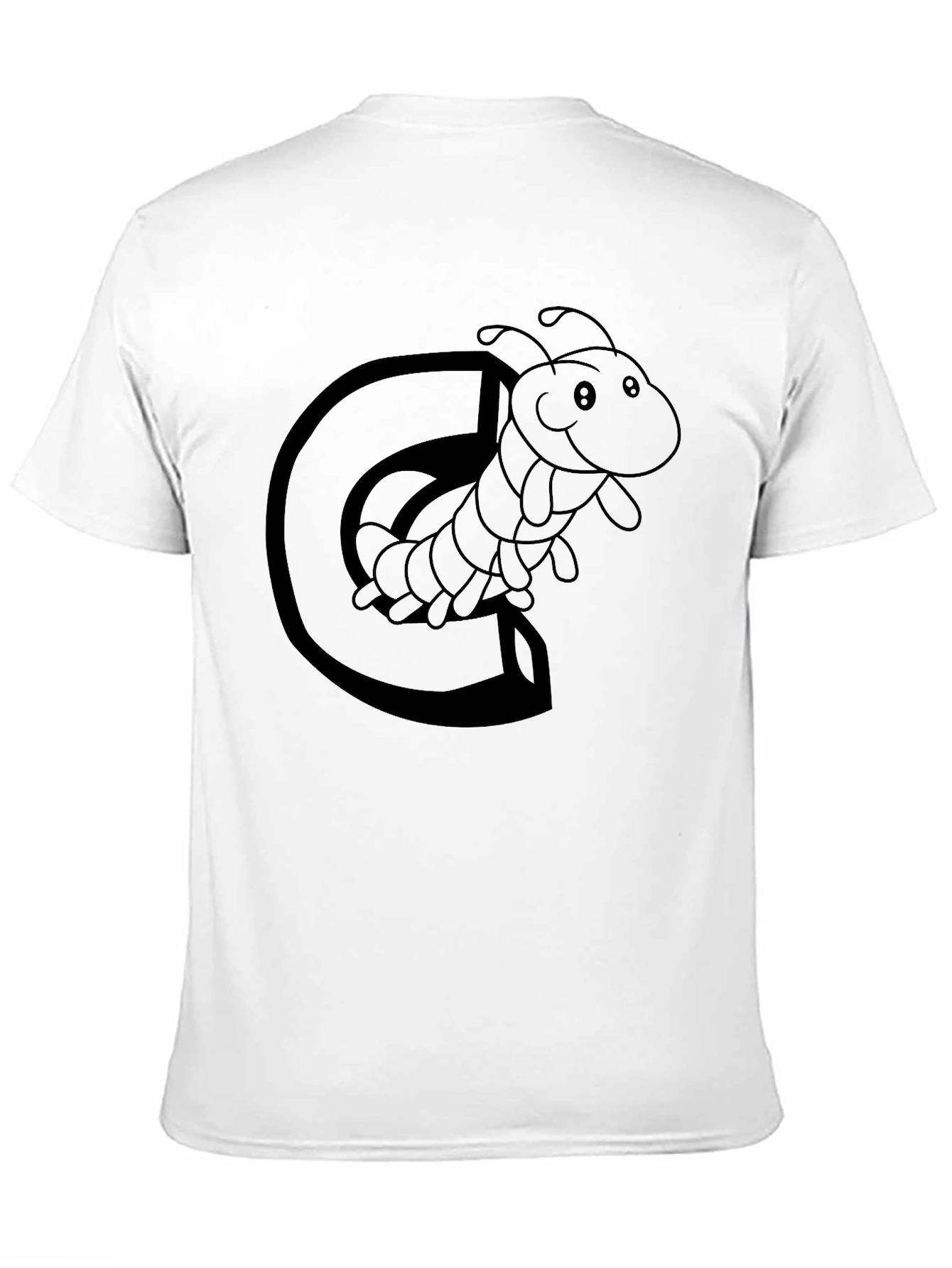 Caterpillar Letter C Black T-Shirt