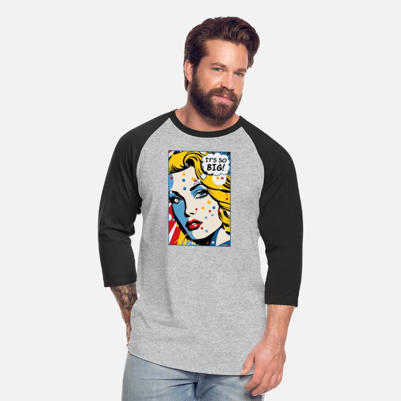 It’s So Big! Pop Art Cartoon Woman
