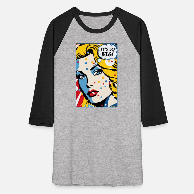 It’s So Big! Pop Art Cartoon Woman