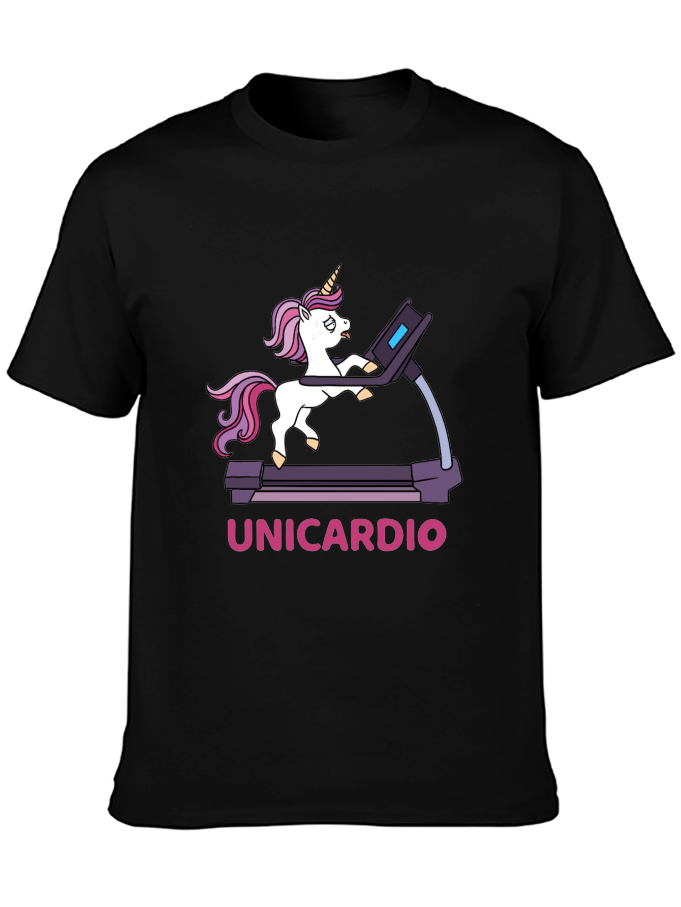 Unicardio Black Graphic Tee