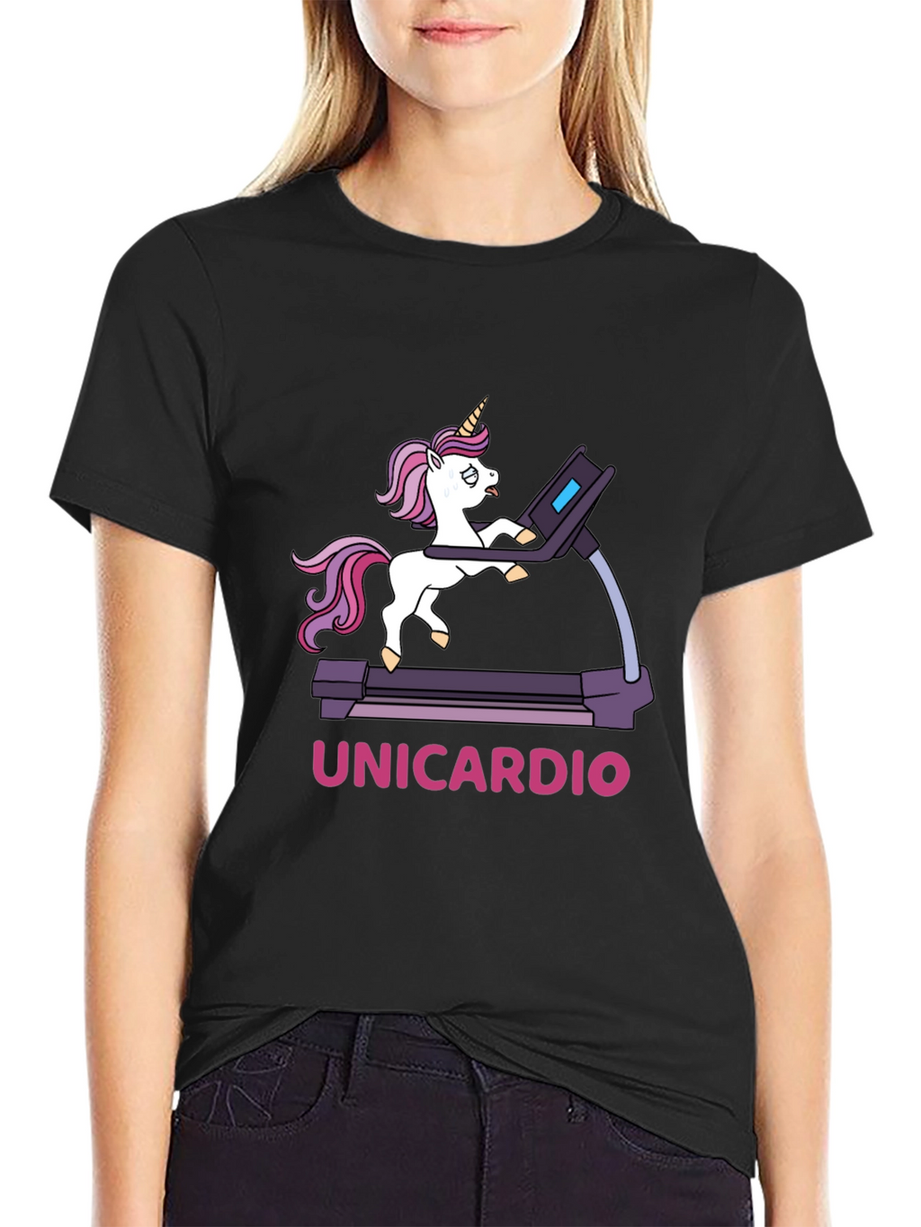 Unicardio Black Graphic Tee