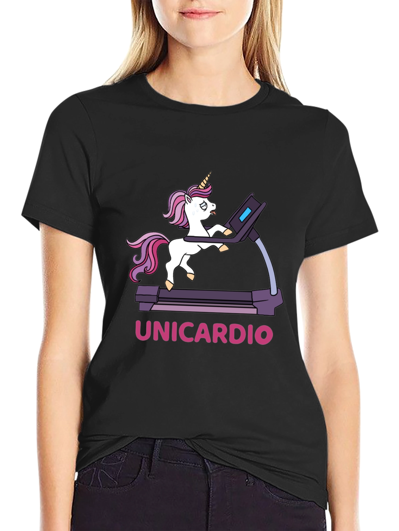 Unicardio Black Graphic Tee