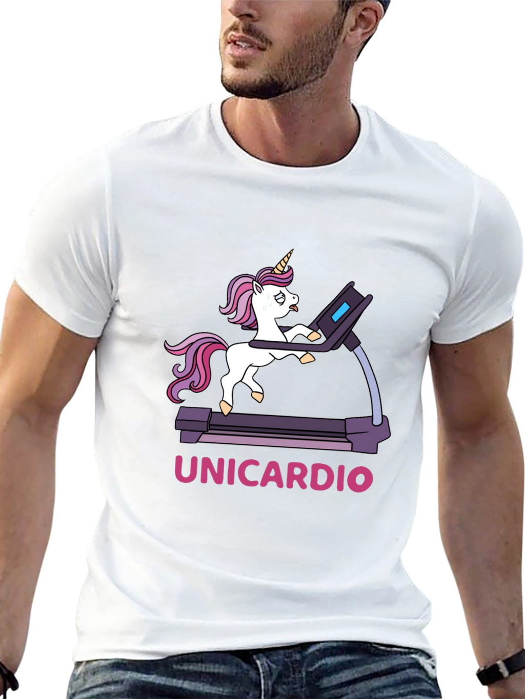 Unicardio Black Graphic Tee