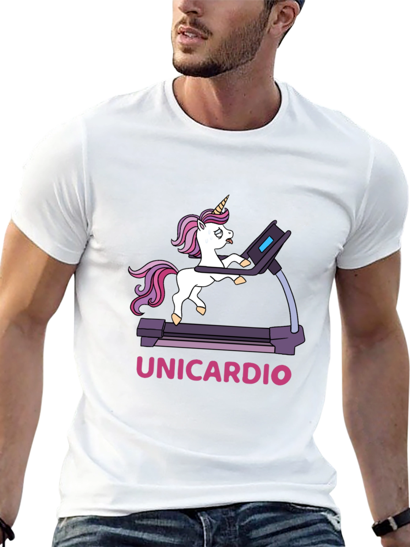 Unicardio Black Graphic Tee