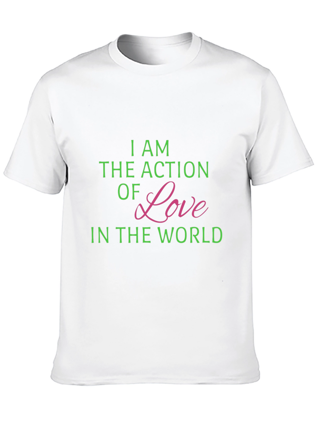 Action of Love Black T-Shirt