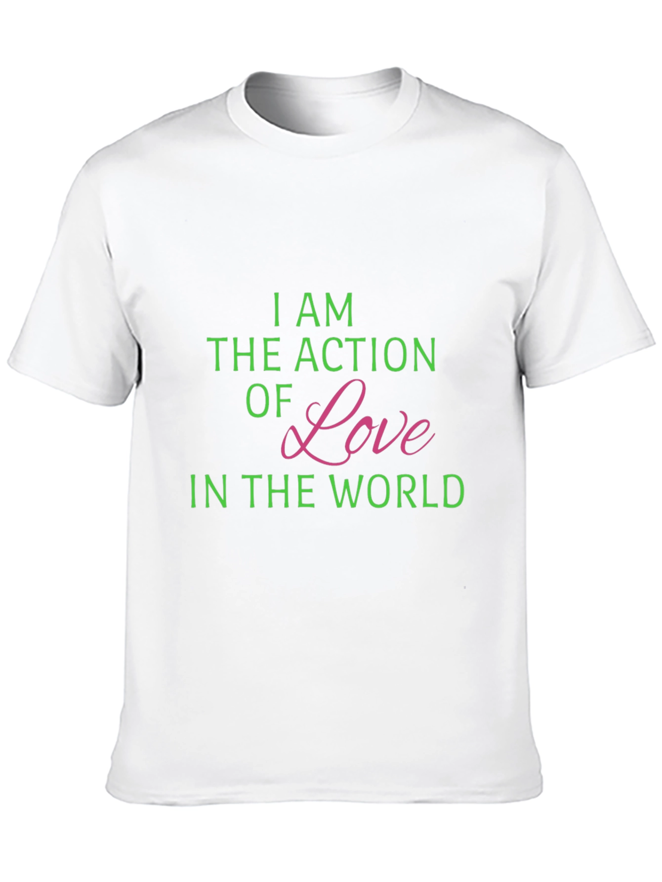 Action of Love Black T-Shirt