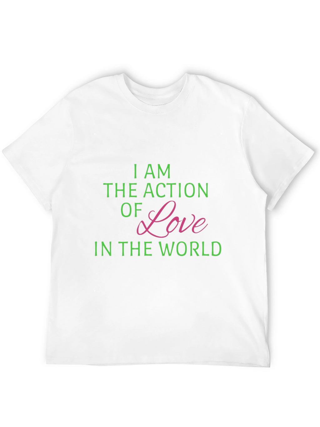 Action of Love Black T-Shirt