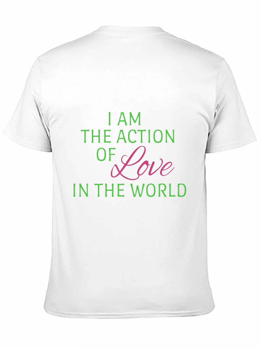 Action of Love Black T-Shirt