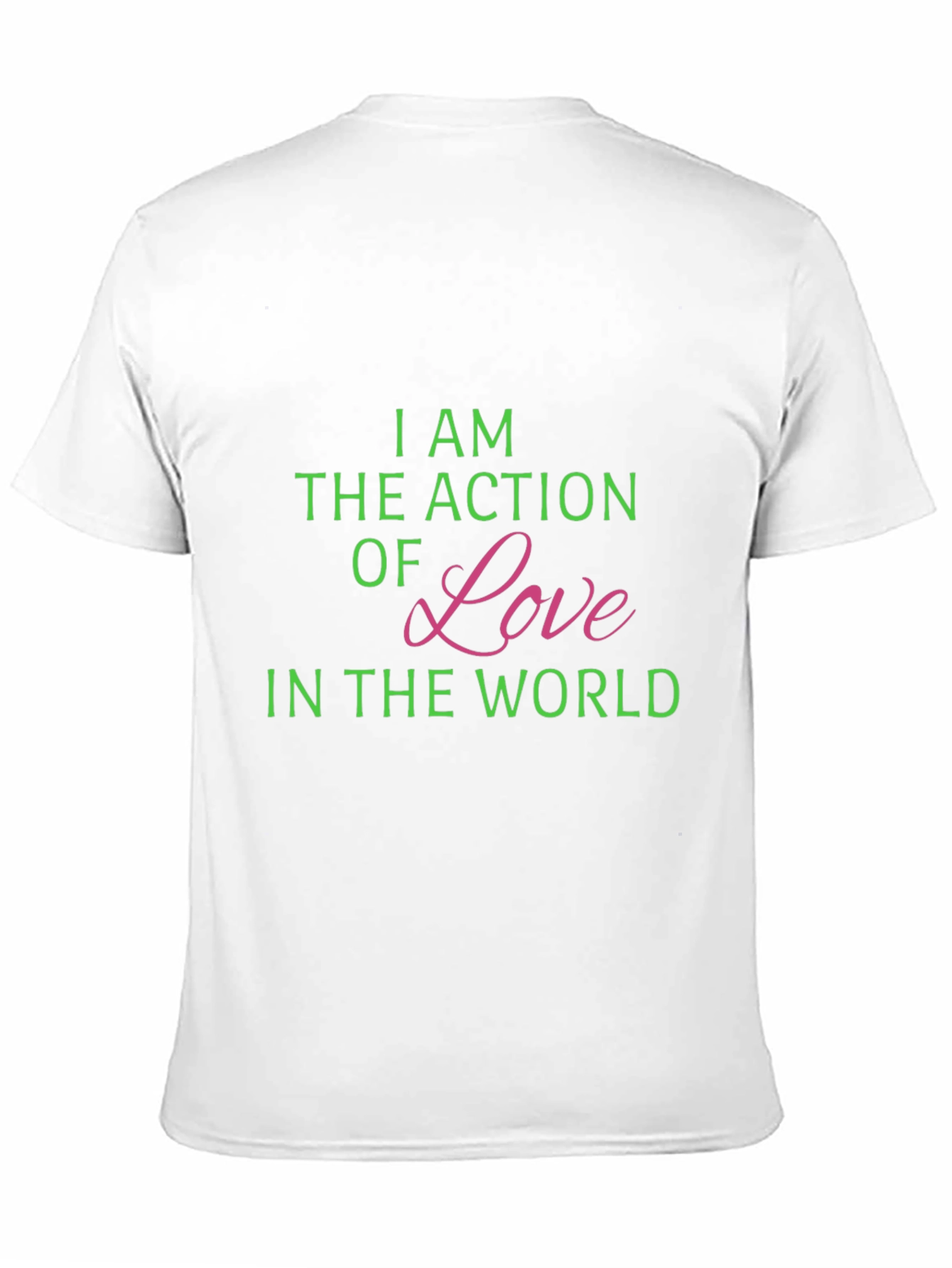 Action of Love Black T-Shirt